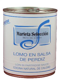 Lomo en salsa de perdiz